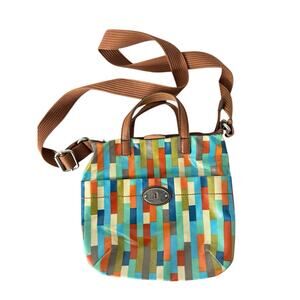 Fossil‎ Key Per Coated Canvas Crossbody Bag Block
